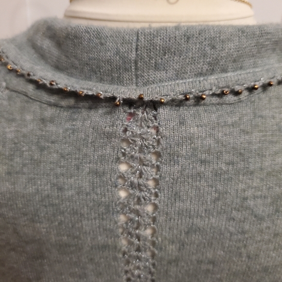 Cashmere sage green cape/vest small - Picture 8 of 8